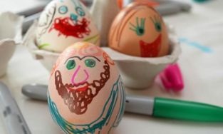 Easter egg family